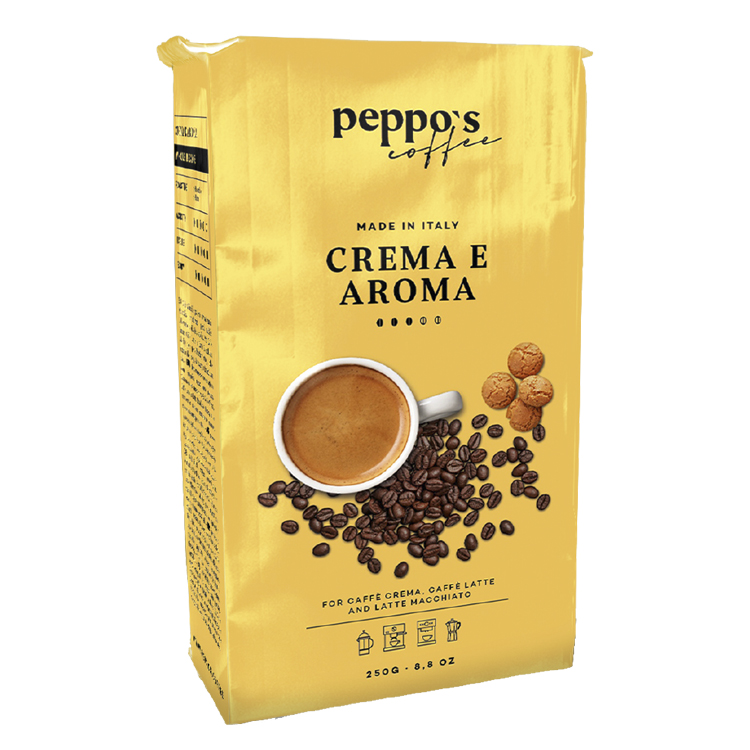 Натуральный кофе молотый Peppo's Crema e Aroma 250 грамм