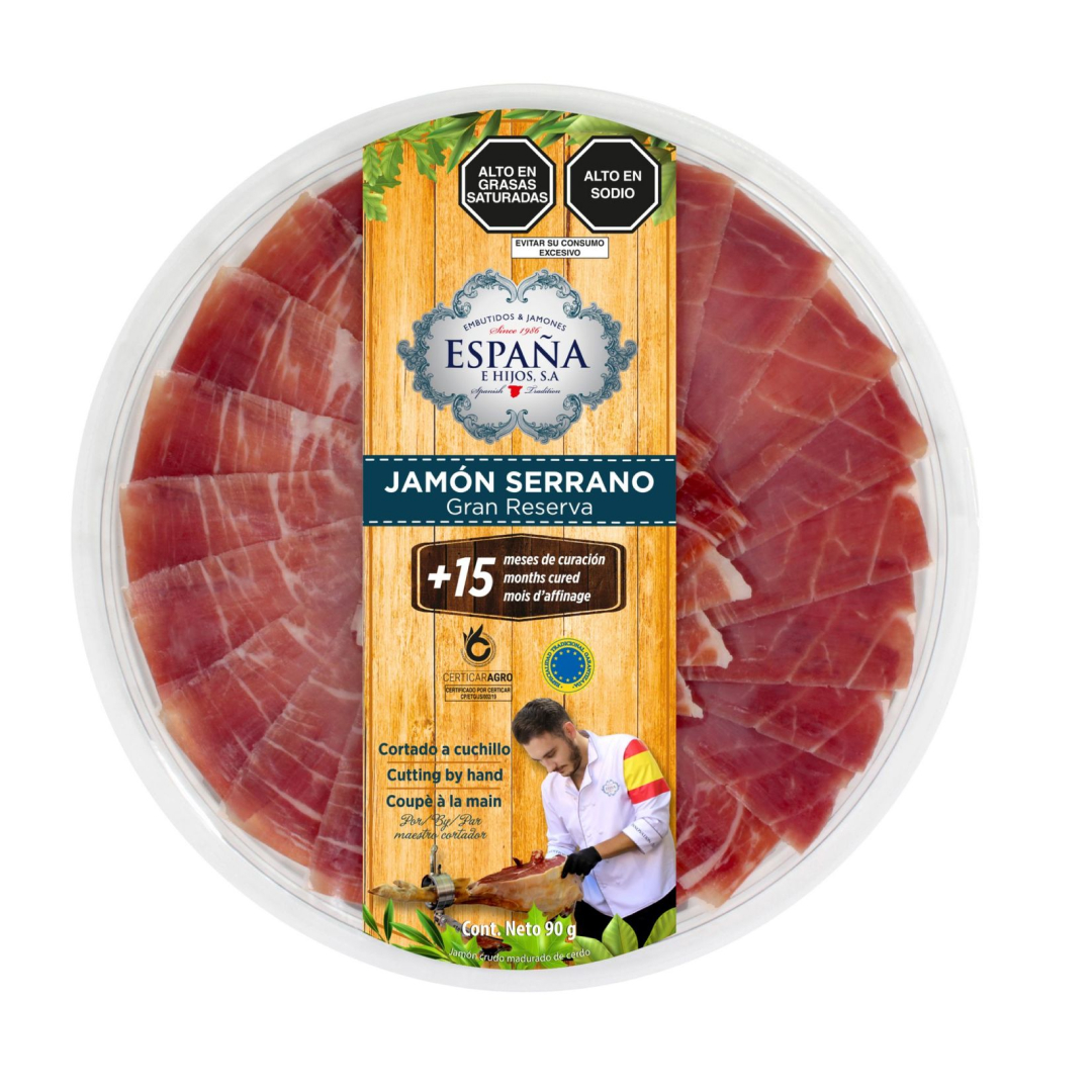 Хамон Серрано, ручная резка, 90 грамм