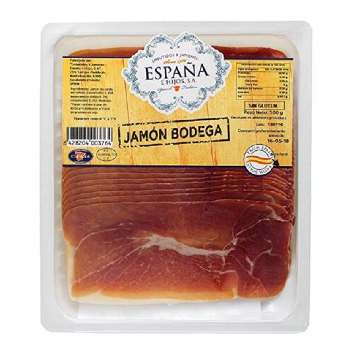 Хамон Серрано нарезка 500 грамм