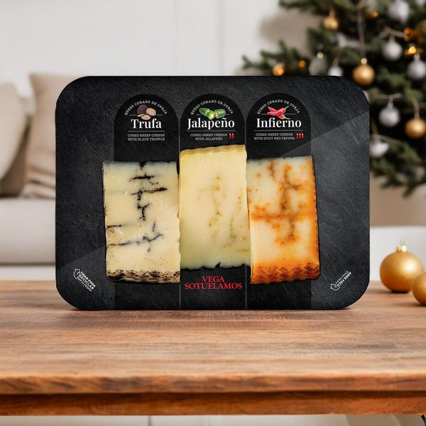 Манчего c трюфелем, халапеньо и перцем (ассорти), 300 грамм