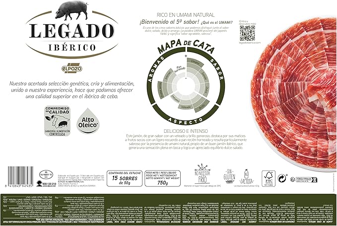 Подарочный набор Хамон де Себо Иберико 750 грамм