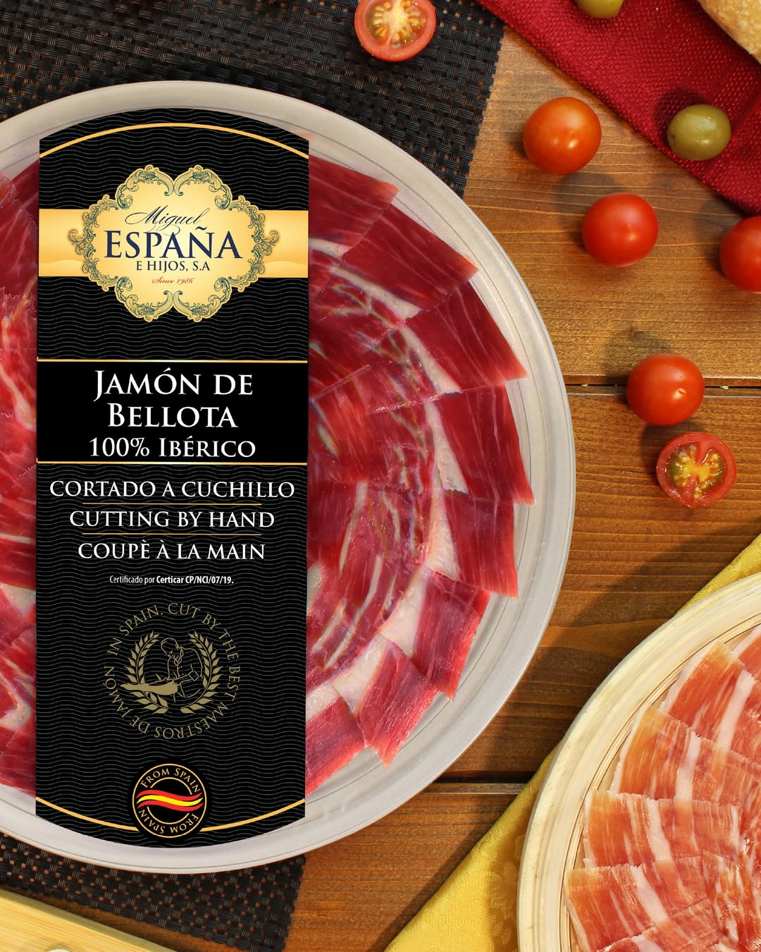 Хамон Иберико де Бейота, ручная резка (100% Raza Iberica), 90 грамм
