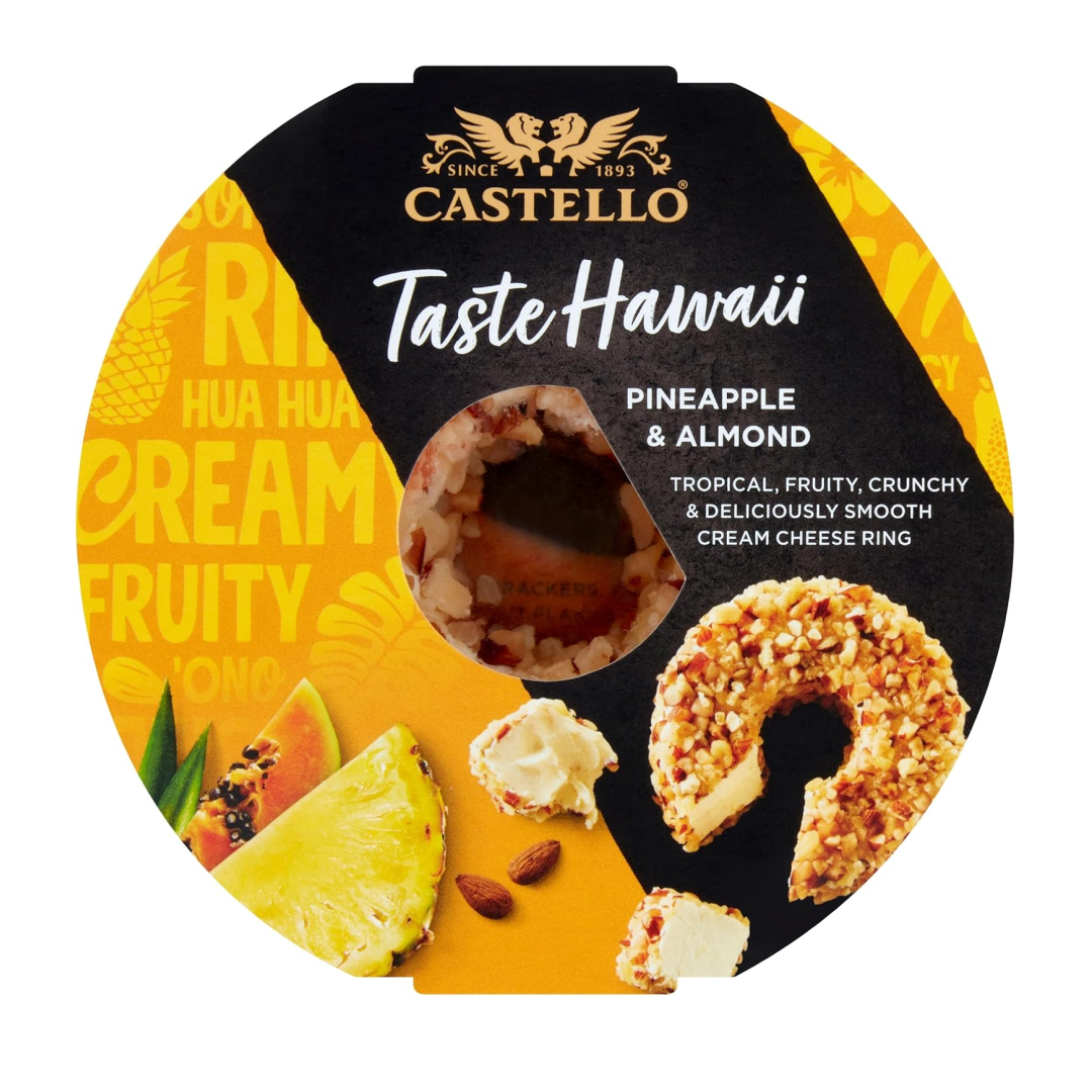 Крем-сыр с ананасом и миндалем, 125 грамм